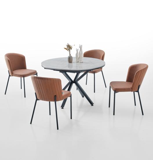 Zenit Plus/Sahra Table and Chair Set