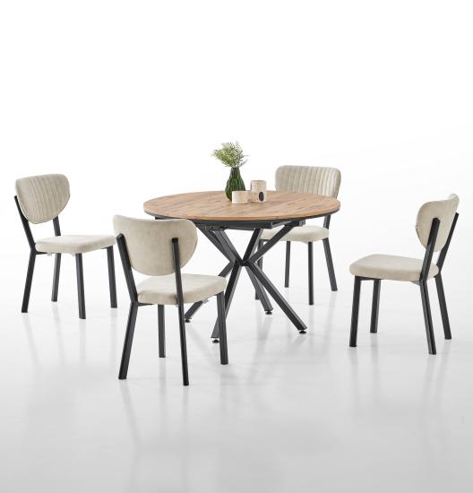 Zenit Plus/Melis Ensemble Table Et Chaise